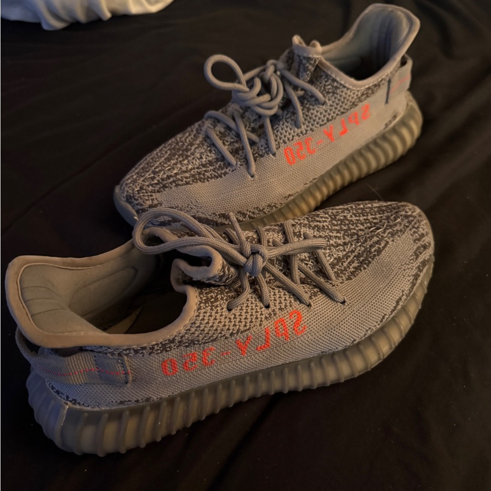 Easy Street Gray and Orange Athletic Shoes with Modern Design
